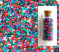 Satin Opaque Matte Mixed Size 11-0 Seed Beads